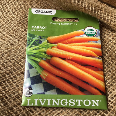(Seed) Organic Carrot DANVERS $3.79