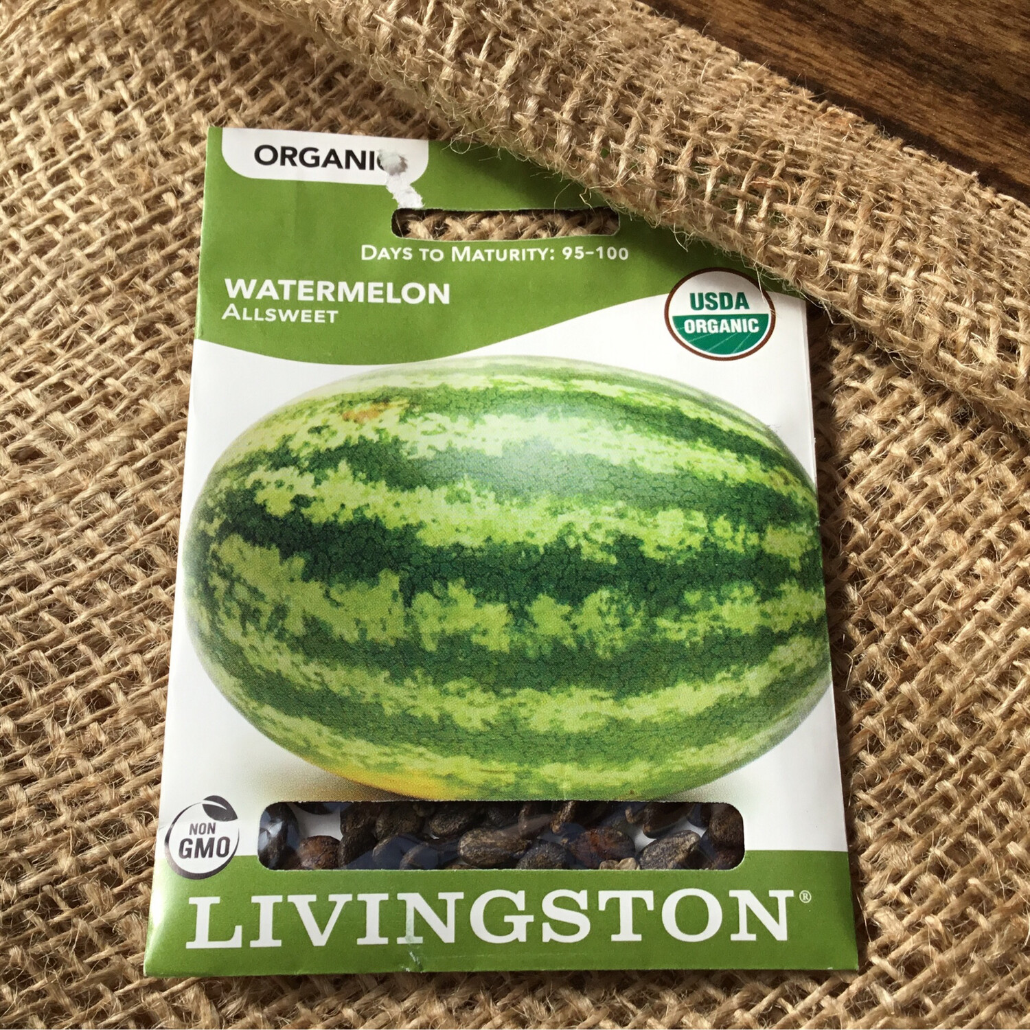 (Seed) Organic Watermelon Allsweet $3.79