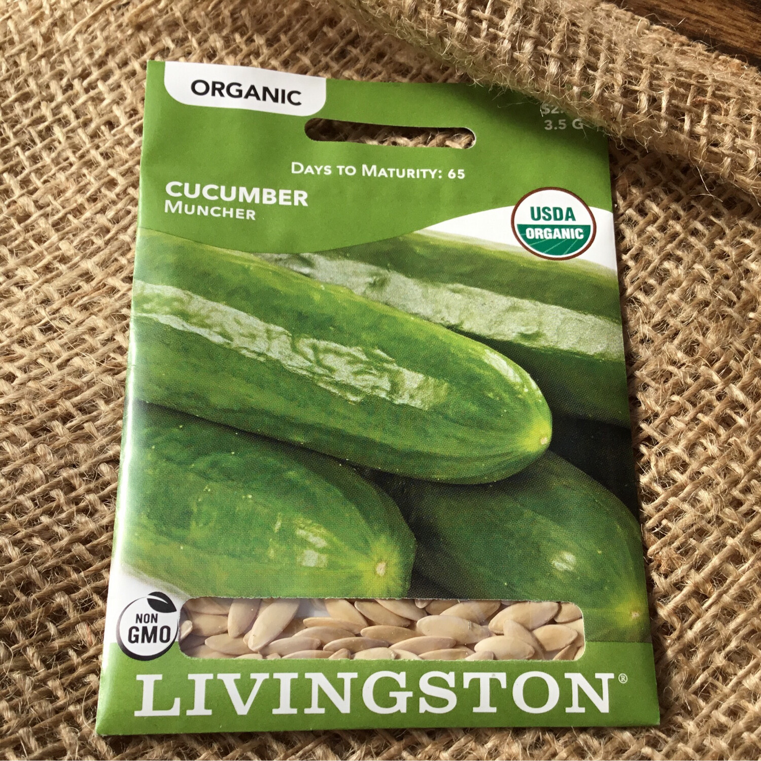 (Seed) Organic Cucumber Muncher $3.79
