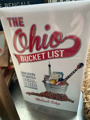2025 The Ohio  Bucket List Book $14.95