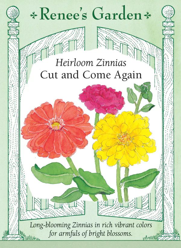 (Seed) Zinnia Cut & Come Again $2.99