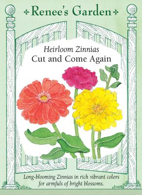 (Seed) Zinnia Cut & Come Again $2.99