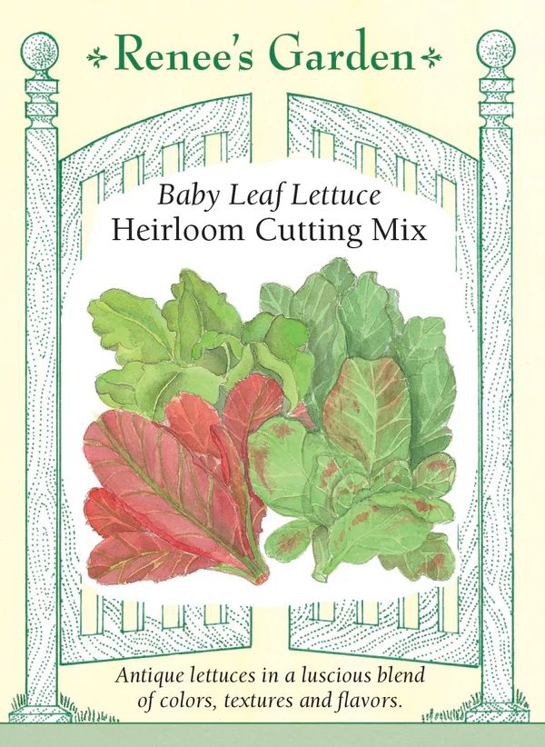 (Seed) Lettuce Heirloom Cutting Mix $4.39