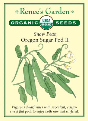 (Seed) Pea Snow Oregon Sugar Pod II Organic $4.89
