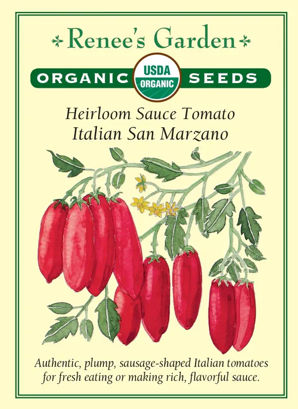 (Seed) Tomato Plum San Marzano Italian Organic $4.89