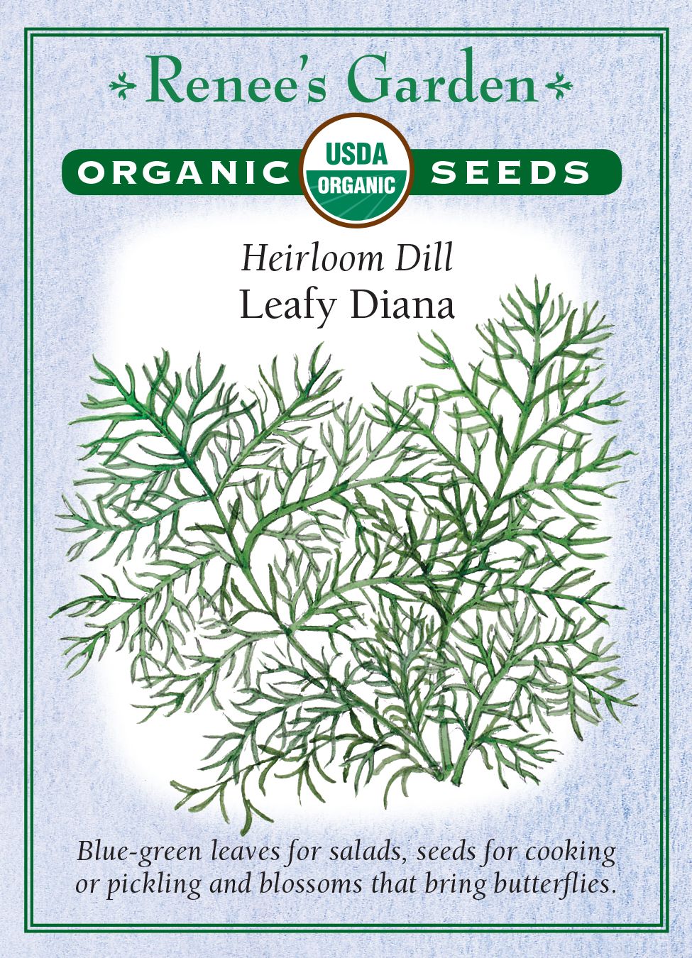 (Seed) Dill Leafy Diana Organic $4.89