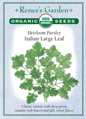 (Seed) Parsley Italian Large Leaf Organic $4.89