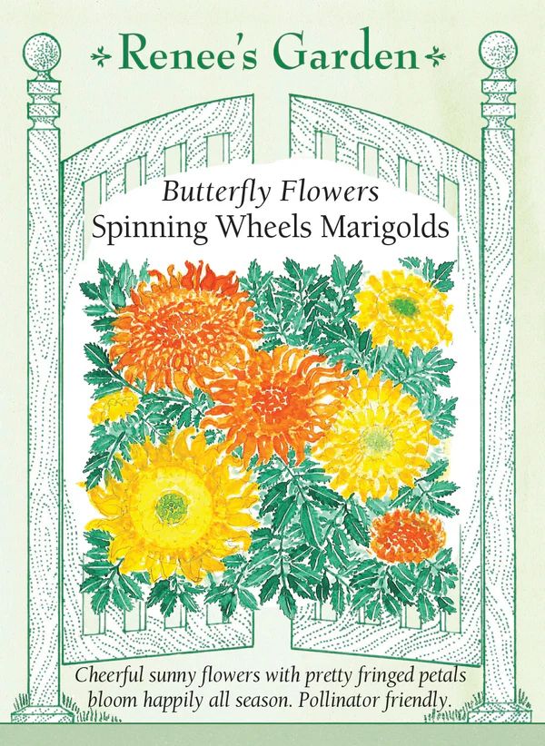 (Seed) Marigold Spinning Wheels Mix $3.39
