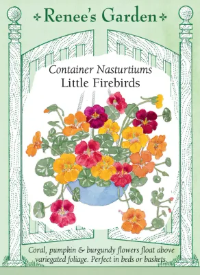 (Seed) Nasturtium Little Firebirds $3.69