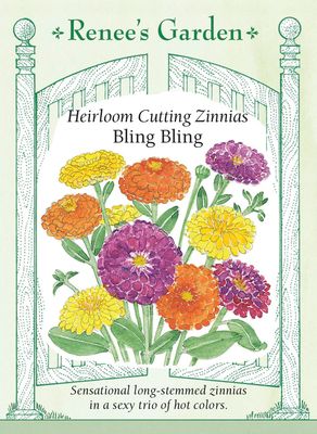 (Seed) Zinnia Bling Bling $3.39