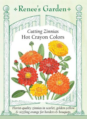(Seed) Zinnia Hot Crayon Colors $2.99