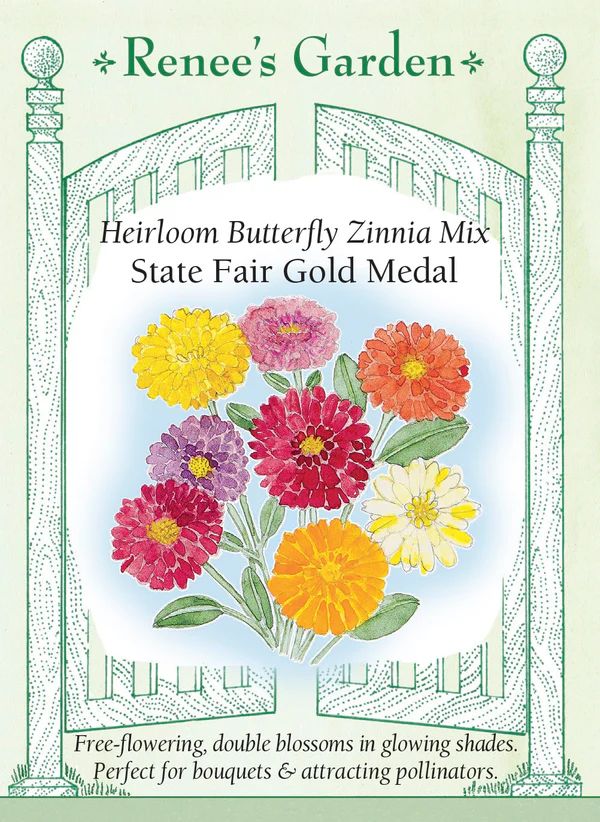 (Seed) Zinnia State Fair Gold Medal Mix $2.99