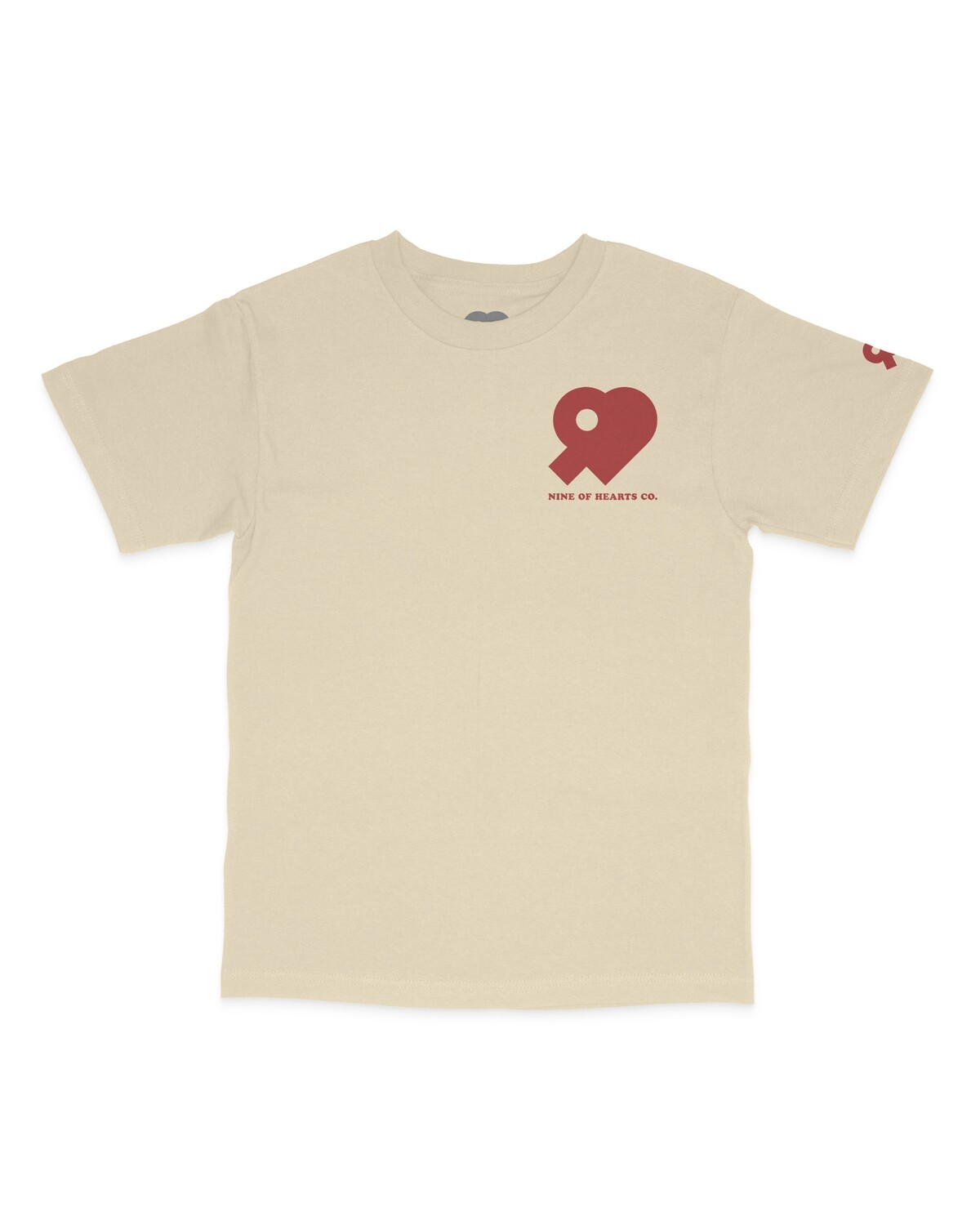 9 OF HEARTS TEE