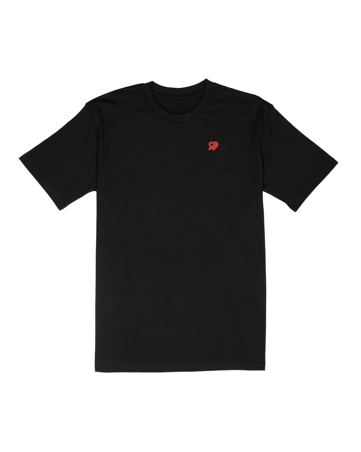 9 OF HEARTS LEFT CHEST LOGO TEE