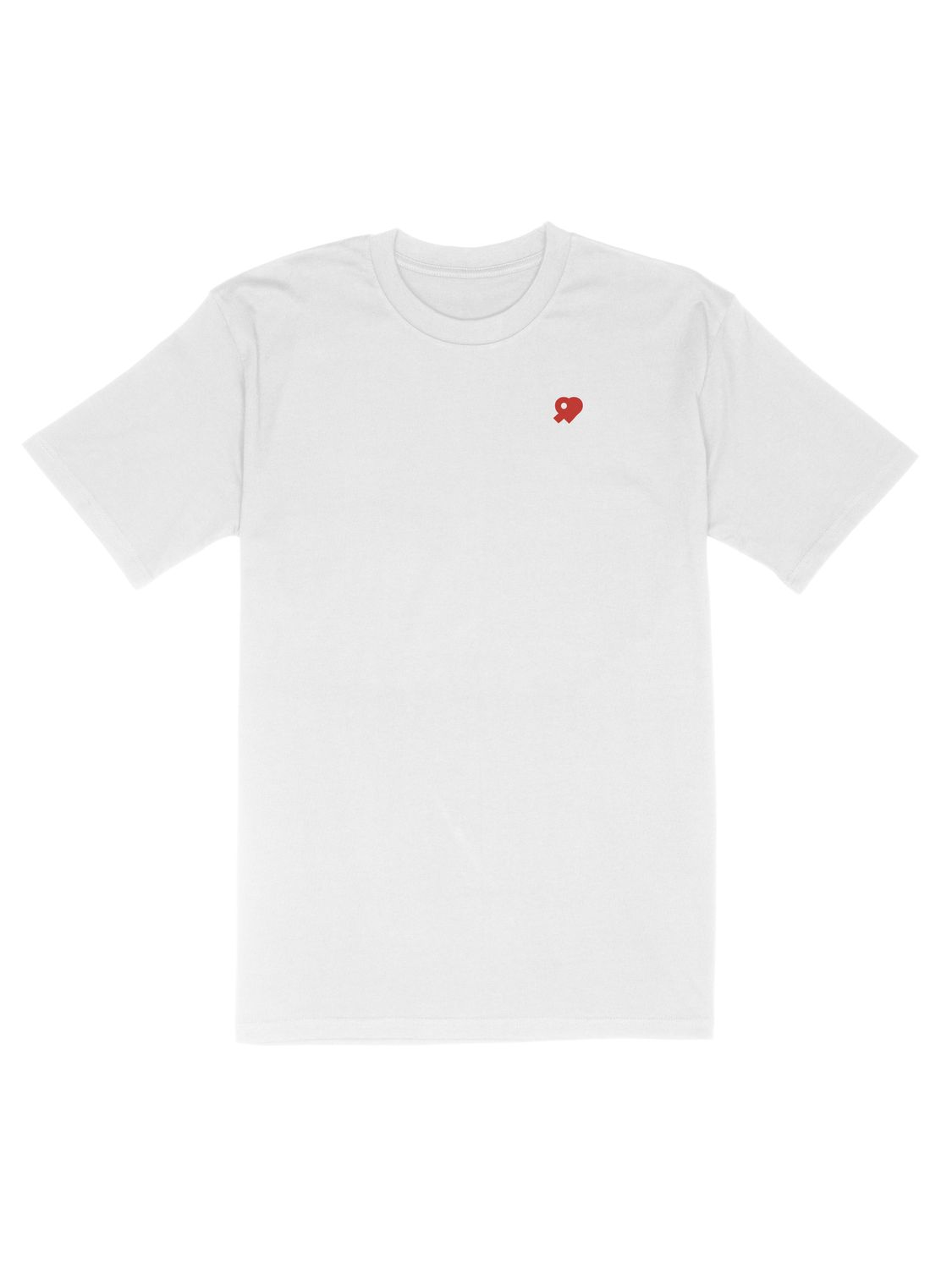 9 OF HEARTS LEFT CHEST LOGO TEE