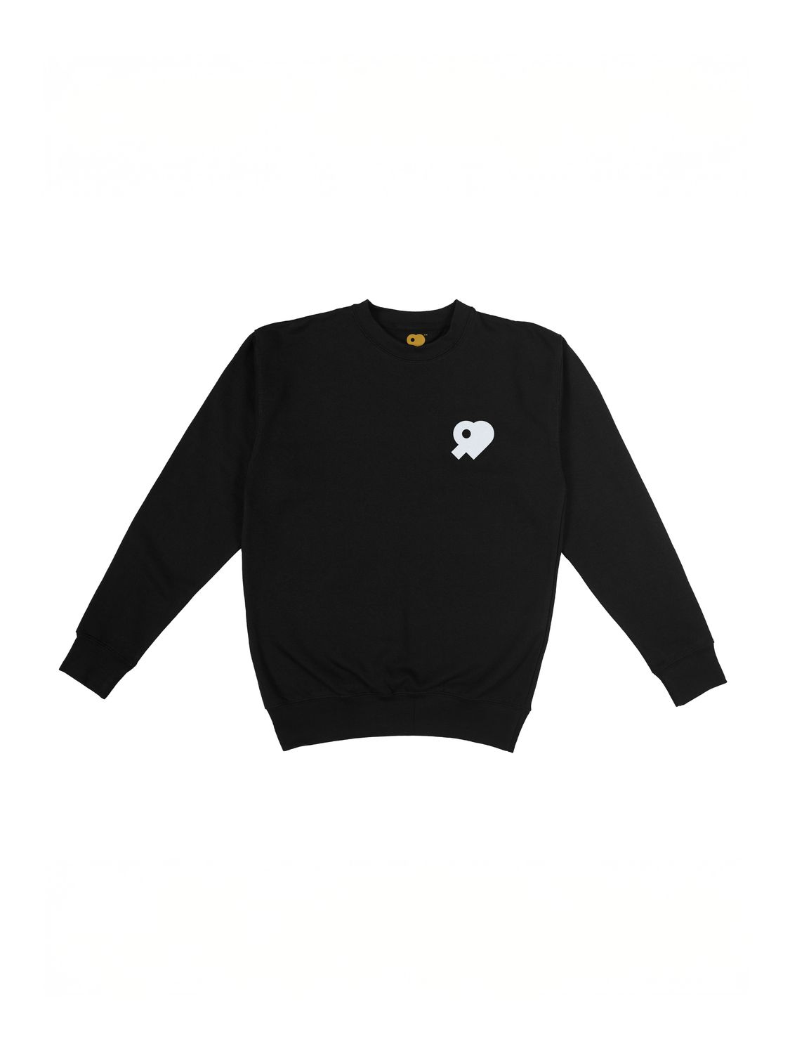 9 of Hearts Essential Crewneck — Black