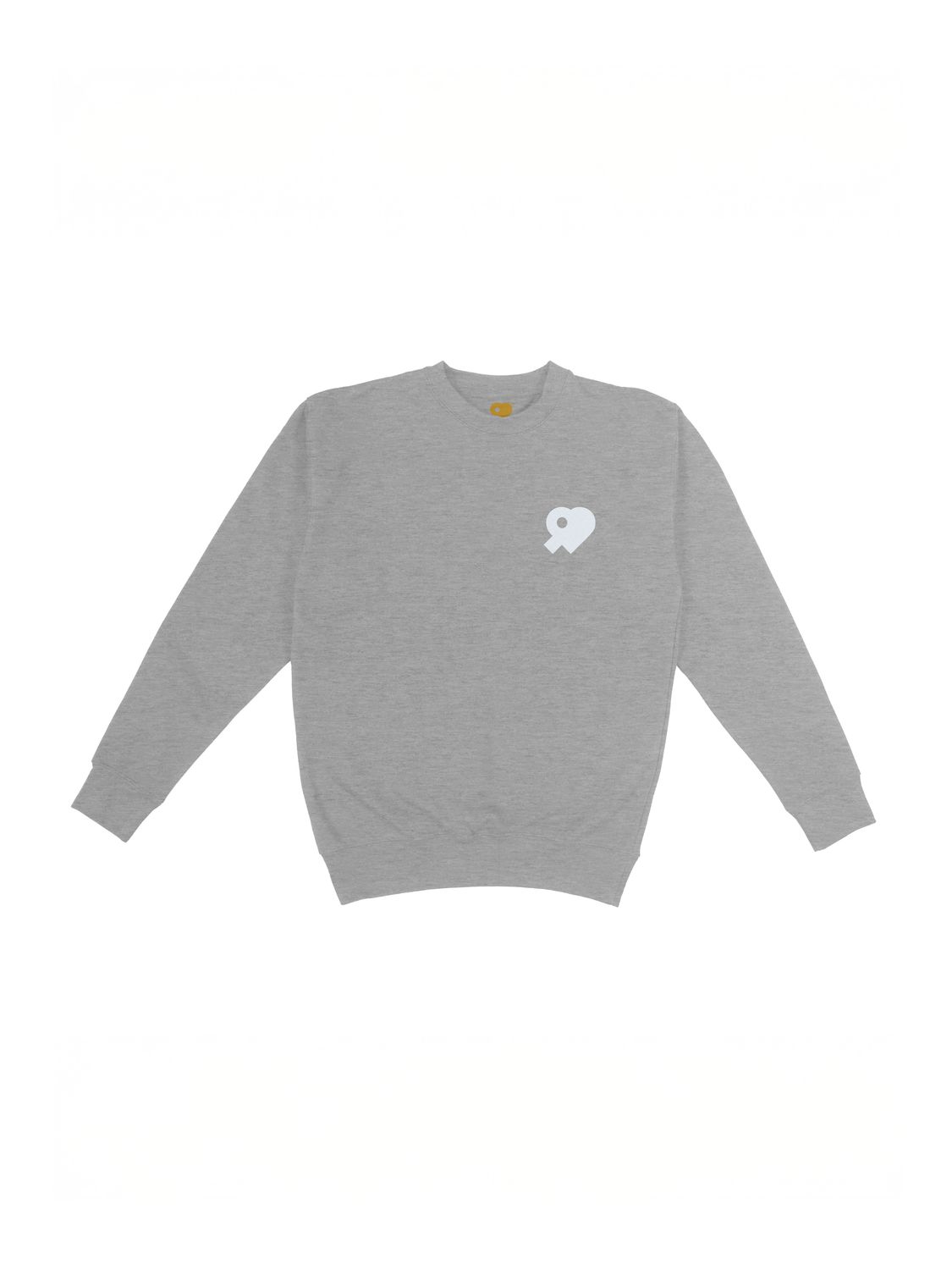 9 of Hearts Essential Crewneck — Athletic Grey