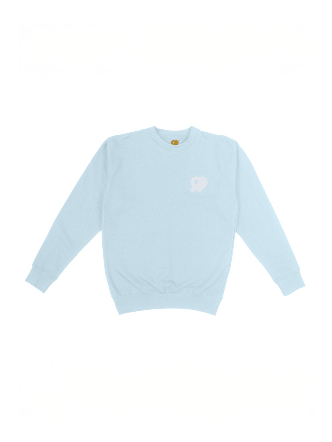 9 of Hearts Essential Crewneck — Sky Blue