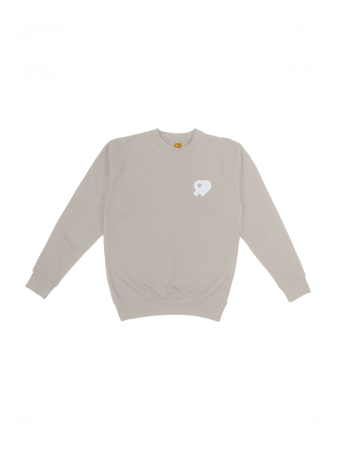 9 of Hearts Essential Crewneck — Bone