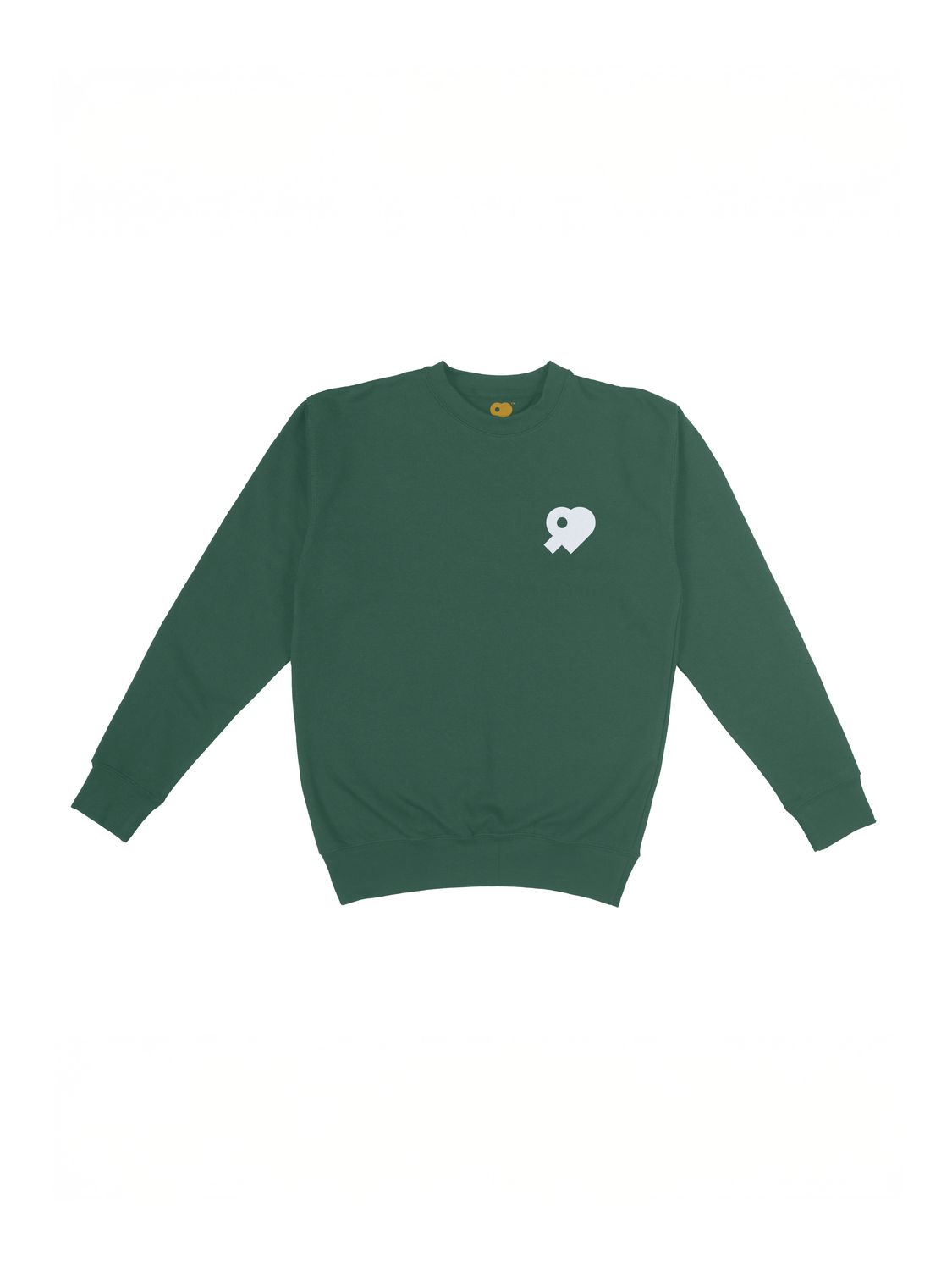9 of Hearts Essential Crewneck — Forest Green