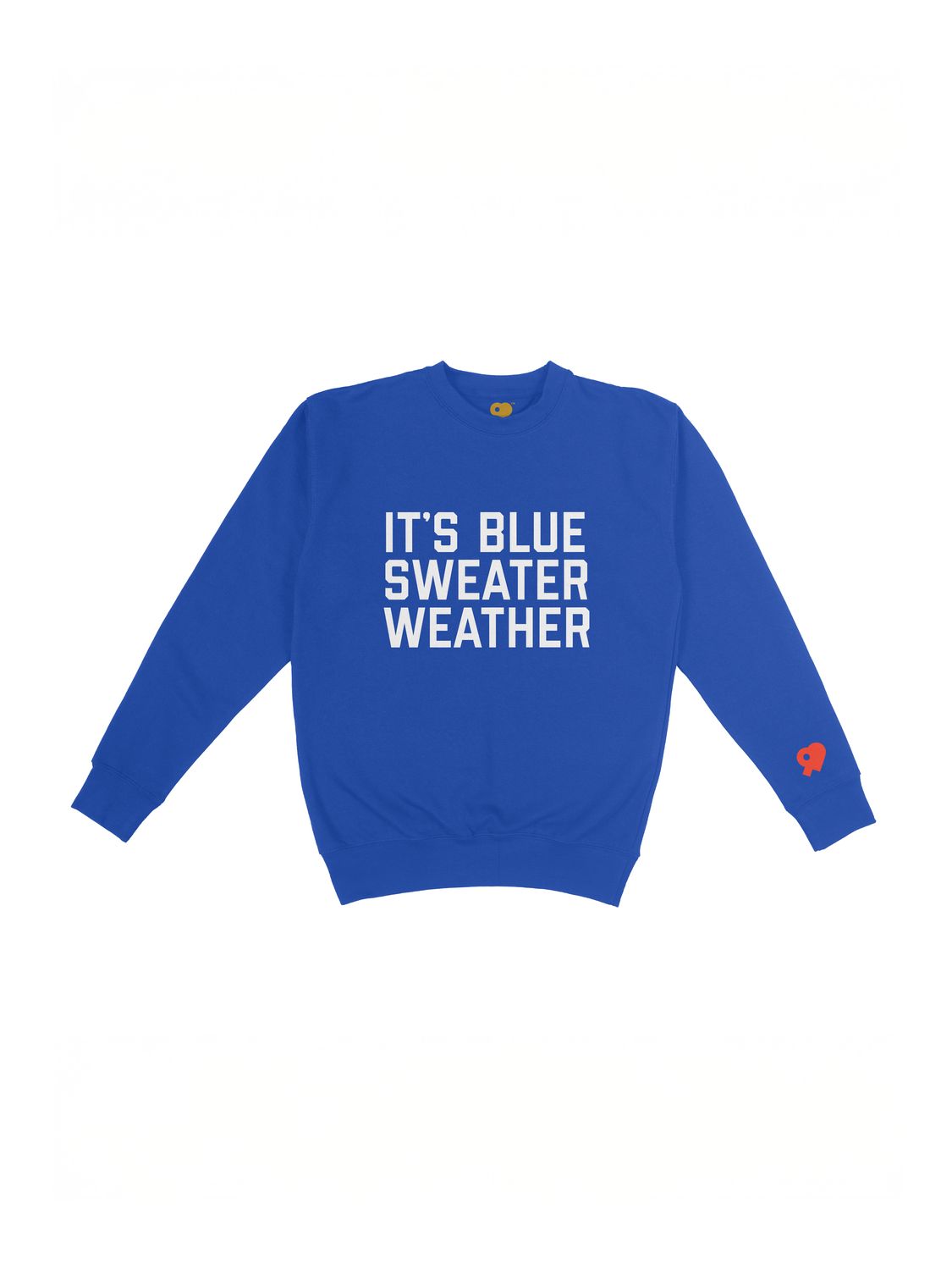 IT&#39;S BLUE SWEATER WEATHER Core Crewneck - Royal Blue