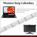 Printed Monitor Strip Calendars