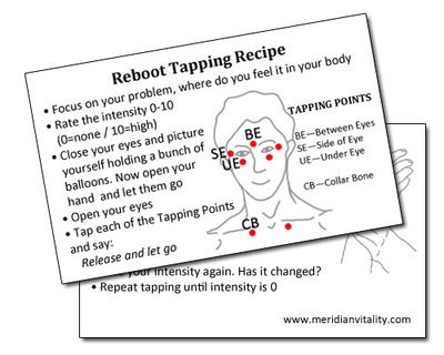 Reboot Tapping Cue Cards Set
