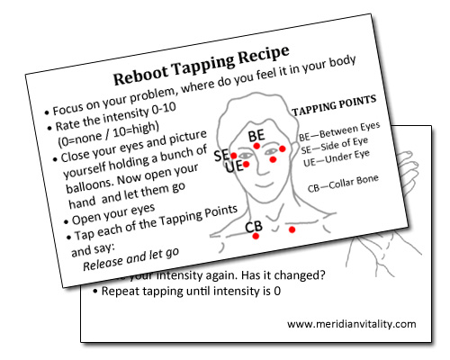 Reboot Tapping Cue Cards Set