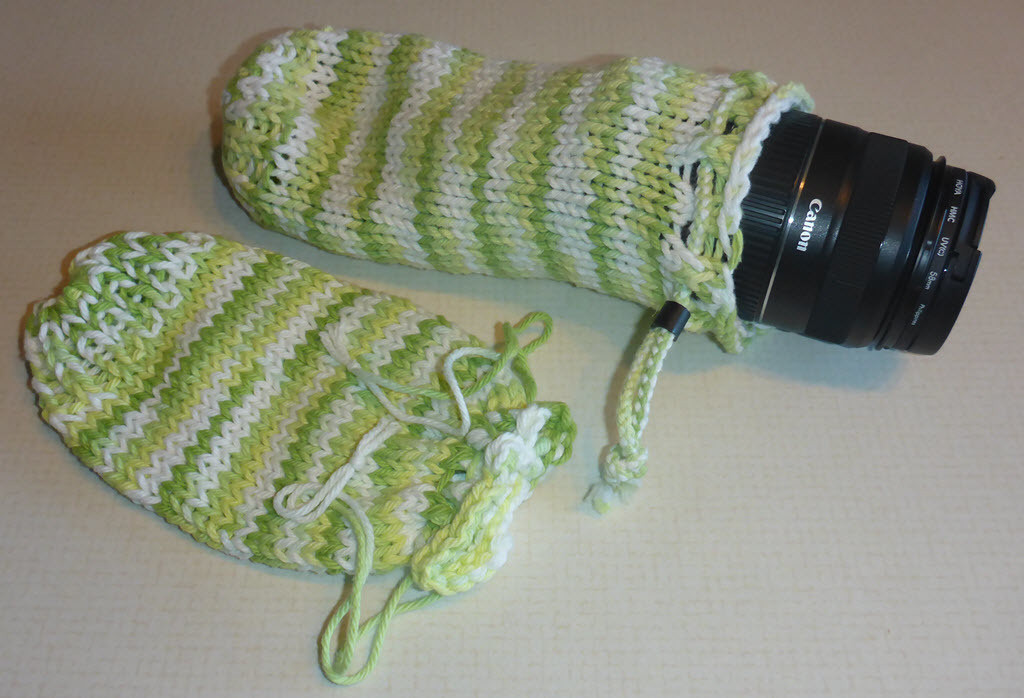 DSLR Camera Knit Lens Cover Set
