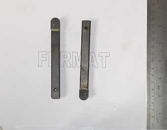 Stiftbeitel met inbusstelschroef; extra lang recht