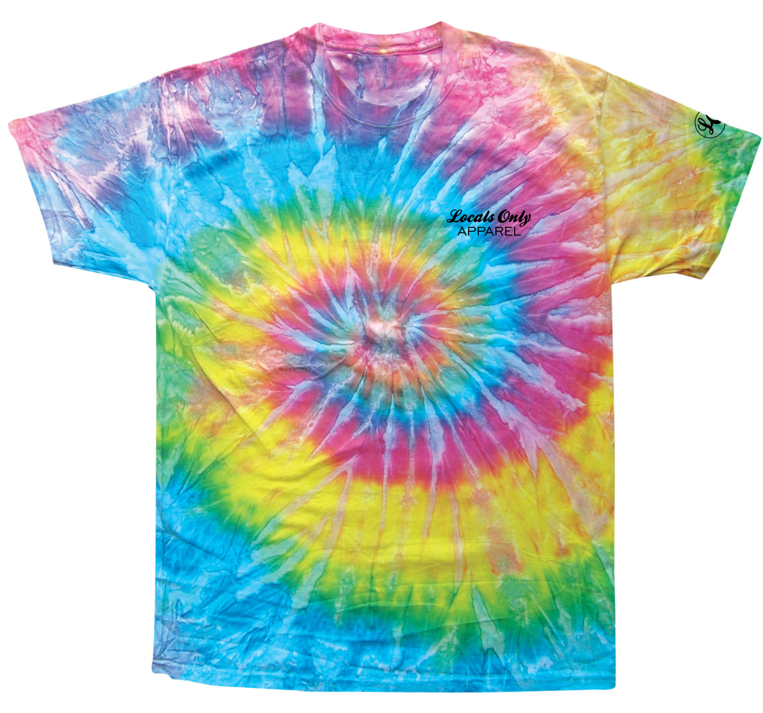 Signature Tie Dye Livin&#39; Life on the Rocks™ Unisex Short Sleeve Tee **CLEARANCE**