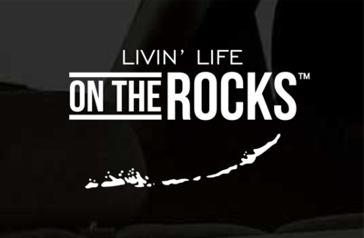 Sandbar White Signature Livin&#39; Life on the Rocks™ Auto Decal