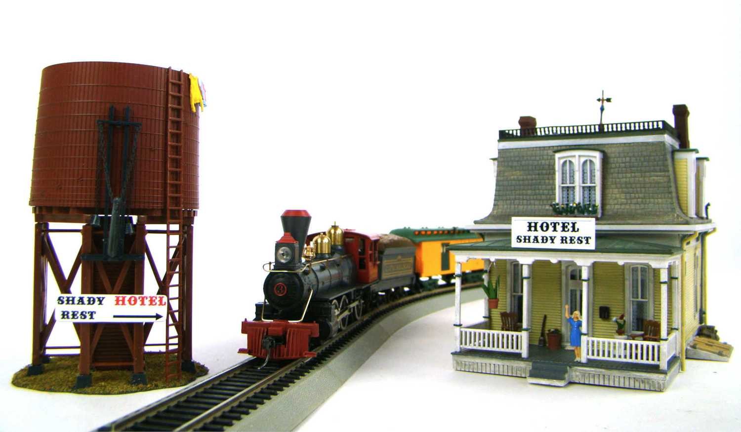 MRRHQ Custom Heirloom Petticoat Junction Train &amp; Structure Set HO Scale