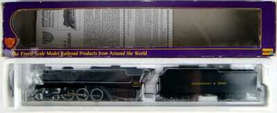 IHC Premier 23005 C&O Class L-2 4-6-4 Hudson Locomotive #301 HO Scale