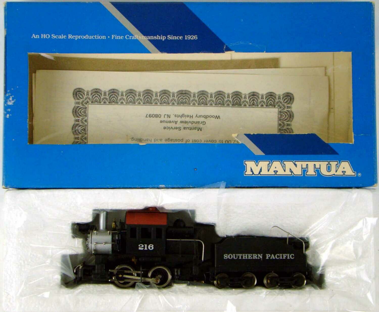 Mantua 335-011 SP 0-4-0 "Goat" Camelback Switcher HO Scale