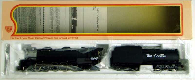 IHC Premier M637 D&amp;RGW Class M-69 4-8-2 Mountain Locomotive #1550 w/&quot;Vandy&quot; Tender HO Scale