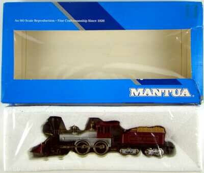 Mantua 307-025 B&O 4-4-0 American Standard Locomotive HO Scale