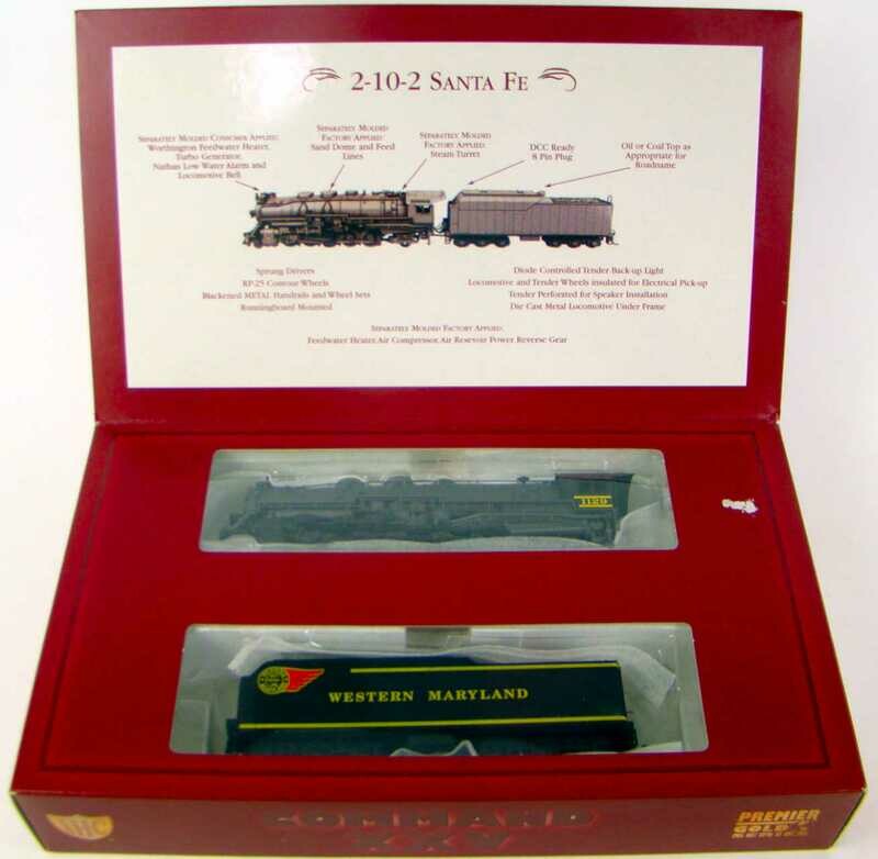 IHC Command XXV 23417 WM 2-10-2 Santa Fe Locomotive #1129* HO Scale