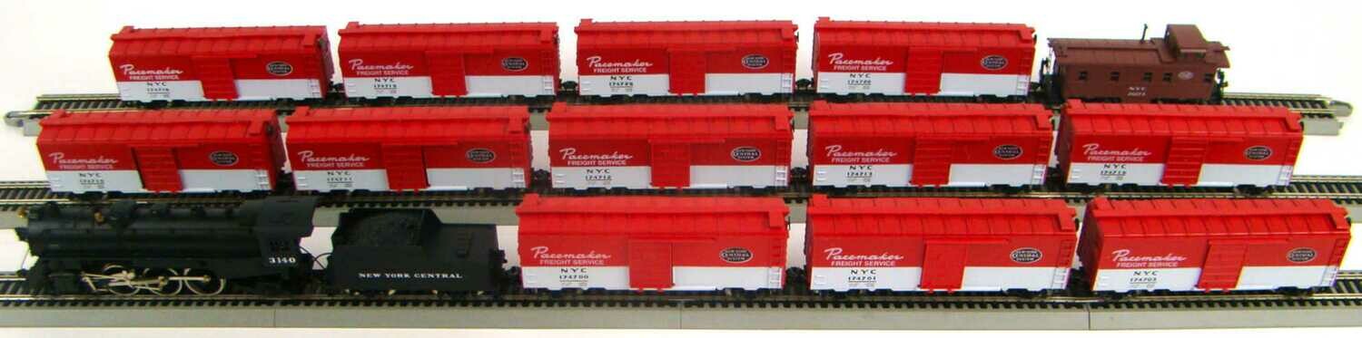 MRRHQ Custom NYC PACEMAKER Mid-Century Fast Freight Set w/Legendary K11e 4-6-2 Heavy Pacific Locomotive #3140 HO Scale