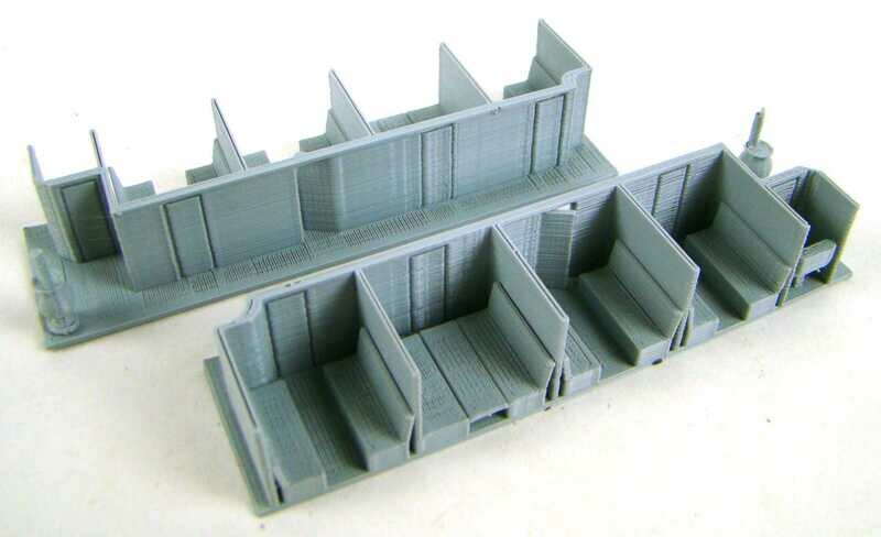 MRRHQ Custom Sleeper Interior for MDC/Roundhouse 34&#39; Overton Passenger Coaches HO Scale