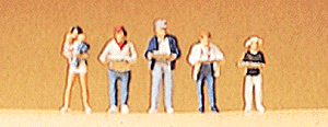 Preiser 79107 N Scale &quot;At the Restaurant&quot; Figure Set