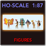 HO Scale Model Figures 1:87