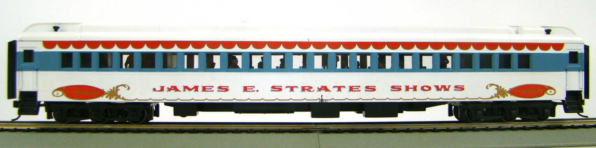 HO James E Strates Shows Circus Observation Car 49757 IHC for sale online