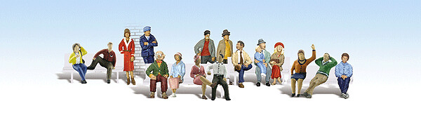 Woodland Scenics 1908 16 Passengers HO Scale