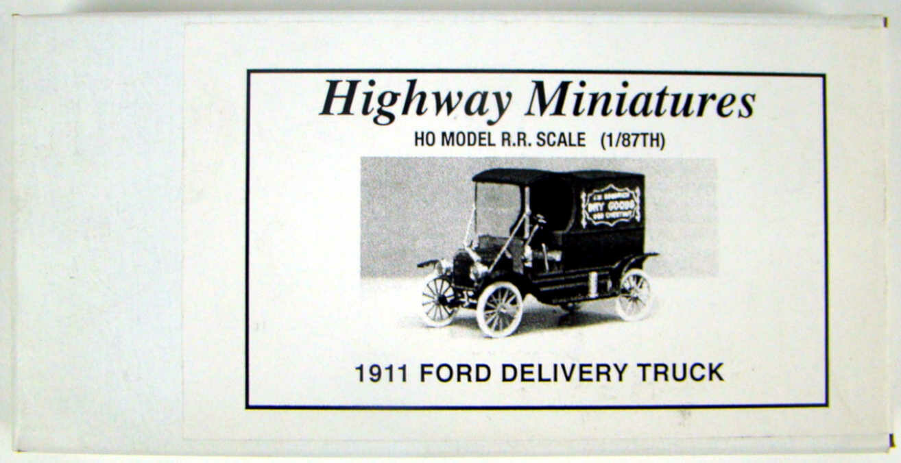 Jordan 360-207 Highway Miniatures 1911 Ford Delivery Car Kit HO Scale