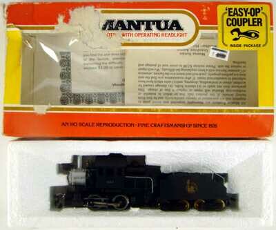 FACTORY SEALED Mantua 335-24 CNJ 0-4-0 Goat Camelback Switcher w/Small CNJ Jacket Patch HO Scale