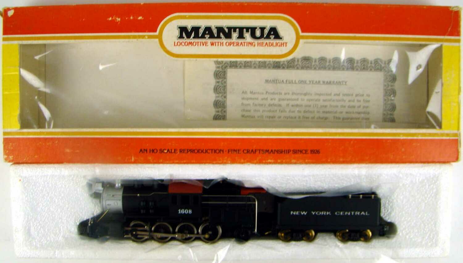Mantua 32222 NYC 282 Camelback HO Scale
