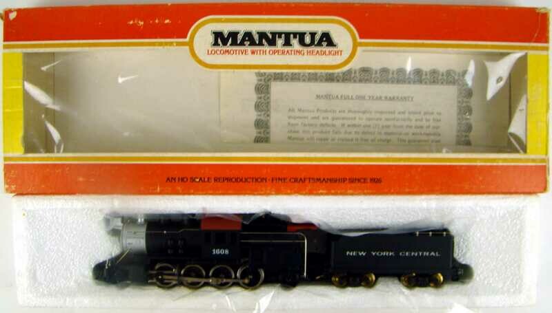 Mantua 322-22 NYC 2-8-2 Camelback Locomotive HO Scale