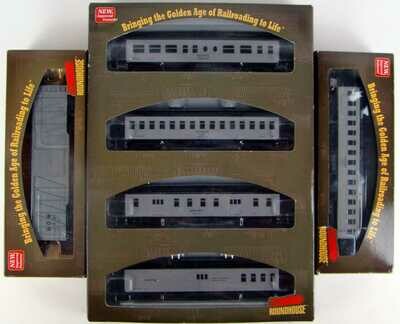 Athearn/Roundhouse 84840 Complete 6-Car "MOW" 50' Overland Coach Set HO Scale
