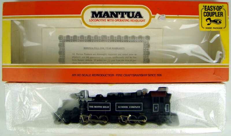 Mantua 326-125 Classic 2-6-6-2 Booth Kelly Logger HO Scale